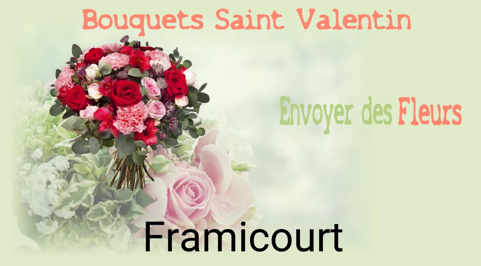 Roses de Saint-Valentin livrées à Framicourt